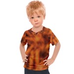 Red Abstract Stars Kids  Sports Tee