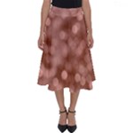 Light Reflections Abstract No6 Rose Perfect Length Midi Skirt
