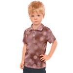 Light Reflections Abstract No6 Rose Kids  Polo Tee