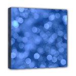 Light Reflections Abstract No5 Blue Mini Canvas 8  x 8  (Stretched)