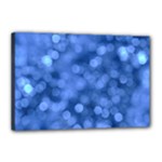 Light Reflections Abstract No5 Blue Canvas 18  x 12  (Stretched)