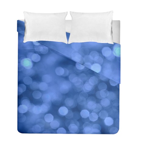 Light Reflections Abstract No5 Blue Duvet Cover Double Side (Full/ Double Size) from ArtsNow.com
