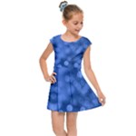 Light Reflections Abstract No5 Blue Kids  Cap Sleeve Dress