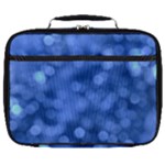 Light Reflections Abstract No5 Blue Full Print Lunch Bag