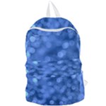 Light Reflections Abstract No5 Blue Foldable Lightweight Backpack