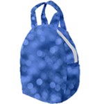 Light Reflections Abstract No5 Blue Travel Backpacks