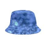 Light Reflections Abstract No5 Blue Inside Out Bucket Hat
