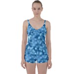 Light Reflections Abstract No8 Cool Tie Front Two Piece Tankini