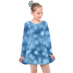 Light Reflections Abstract No8 Cool Kids  Long Sleeve Dress