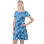 Light Reflections Abstract No8 Cool Cap Sleeve Velour Dress 