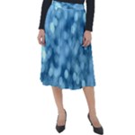 Light Reflections Abstract No8 Cool Classic Velour Midi Skirt 