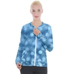 Light Reflections Abstract No8 Cool Casual Zip Up Jacket
