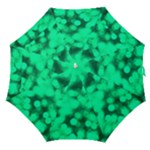 Light Reflections Abstract No10 Green Straight Umbrellas