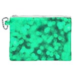 Light Reflections Abstract No10 Green Canvas Cosmetic Bag (XL)