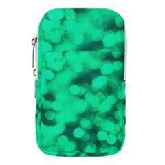 Light Reflections Abstract No10 Green Waist Pouch (Small) from ArtsNow.com