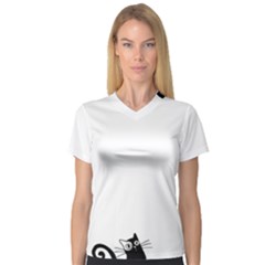 V-Neck Sport Mesh T-Shirt 