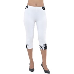 Lightweight Velour Capri Leggings  