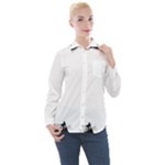 Cats Pattern Example Women s Long Sleeve Pocket Shirt