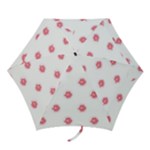 Lips Bubblegum Pattern Mini Folding Umbrellas