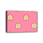 Cookies Pattern Pink Mini Canvas 6  x 4  (Stretched)