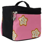 Cookies Pattern Pink Make Up Travel Bag (Big)