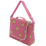 Cookies Pattern Pink Box Up Messenger Bag