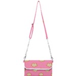 Cookies Pattern Pink Mini Crossbody Handbag