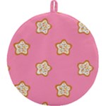 Cookies Pattern Pink Round Trivet
