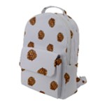 Pine cones White Flap Pocket Backpack (Large)
