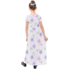 Kids  Short Sleeve Maxi Dress 