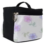 Flowers Pattern Make Up Travel Bag (Small)