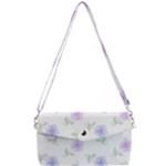 Flowers Pattern Removable Strap Clutch Bag