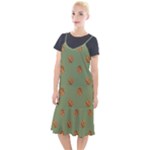 Pine cones green Camis Fishtail Dress