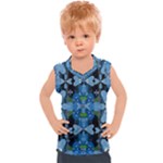 Rare Excotic Blue Flowers In The Forest Of Calm And Peace Kids  Sport Tank Top