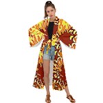 Sunflowers Maxi Kimono