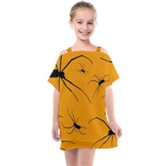 Kids  One Piece Chiffon Dress 