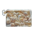 Sea-shells Bg Canvas Cosmetic Bag (Medium)
