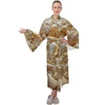 Sea-shells Bg Maxi Velour Kimono