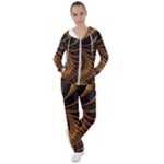 Shell Fractal In Brown Women s Tracksuit