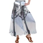 winter forest Satin Palazzo Pants