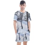 winter forest Men s Mesh Tee and Shorts Set