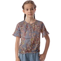 Kids  Cuff Sleeve Scrunch Bottom T-Shirt 