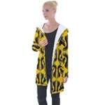 Abstract pattern geometric backgrounds  Abstract geometric design    Longline Hooded Cardigan