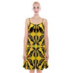 Abstract pattern geometric backgrounds  Abstract geometric design    Spaghetti Strap Velvet Dress