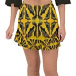 Abstract pattern geometric backgrounds  Abstract geometric design    Fishtail Mini Chiffon Skirt