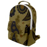 Floral pattern paisley style Paisley print. Doodle background Flap Pocket Backpack (Small)