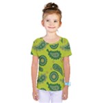 Floral pattern paisley style Paisley print. Doodle background Kids  One Piece Tee