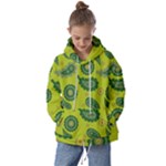 Floral pattern paisley style Paisley print. Doodle background Kids  Oversized Hoodie