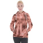 Rose Abstract Stars Women s Hooded Pullover