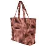 Rose Abstract Stars Zip Up Canvas Bag